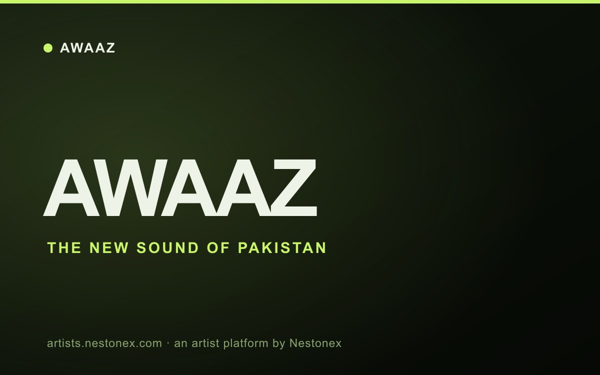 Awaaz — an immersive scroll-to-fly showcase of Pakistan's new pop artists